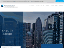 Tablet Screenshot of akturkhukuk.com